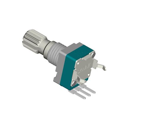 Adjustable Rotary Voltage Divider Potentiometer PCB Lug 300-3MkΩ Resistance Single Or Dual Gang