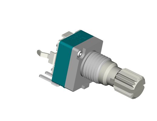 Adjustable Rotary Voltage Divider Potentiometer PCB Lug 300-3MkΩ Resistance Single Or Dual Gang