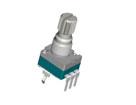 Adjustable Rotary Voltage Divider Potentiometer PCB Lug 300-3MkΩ Resistance Single Or Dual Gang